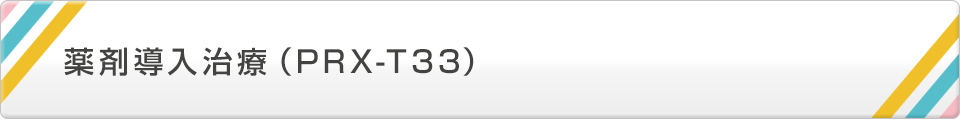 薬剤導入治療（PRX-T33）